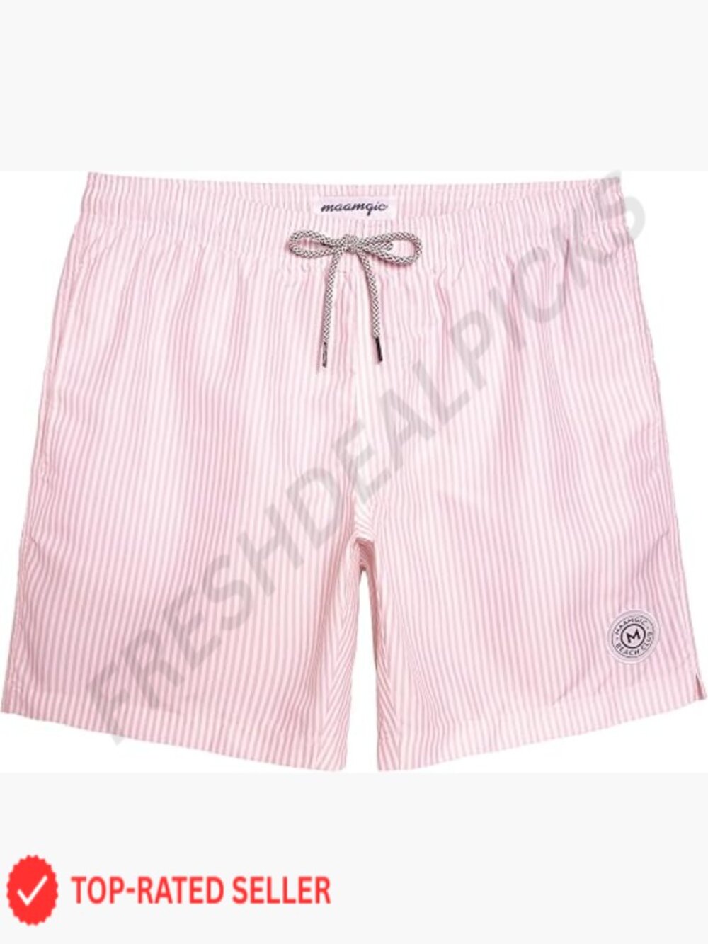 Slim Fit Swim Trunks 7" Quick Dry Mesh Lining Men's Bathing Suit Drawstring